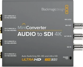 Blackmagic Design MiniConverter Mini Converter Audio to SDI 4K (BM-CONVMCAUDS4K)