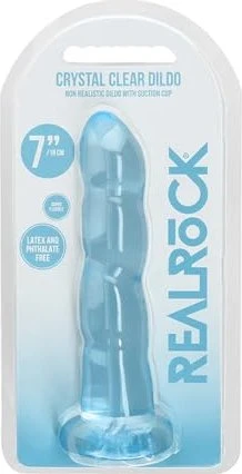 Shots Toys RealRock Crystal Clear Dildo 7"