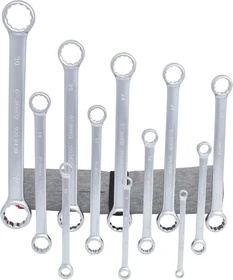 KS Tools ULTIMATEplus Doppelringschlüssel Schraubenschlüsselsatz inkl. Tasche, 12-tlg.
