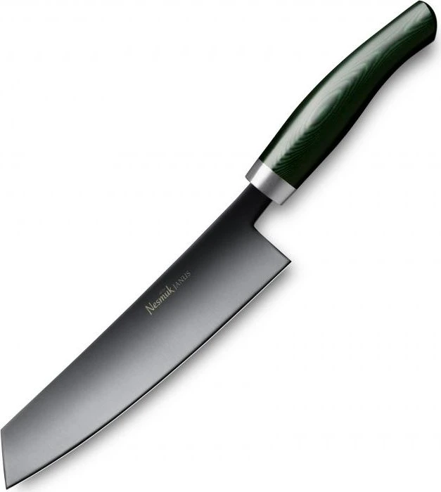 Nesmuk Janus Kochmesser 18cm micarta green