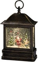 Konstsmide Motiv Laterne Weihnachtsmann & Kind 25cm LED warmweiß
