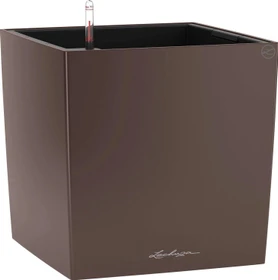 Lechuza Cube 30 espresso metallic