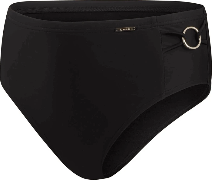 Speedo Formende hochtaillierte Bikini-Hose schwarz (Damen)