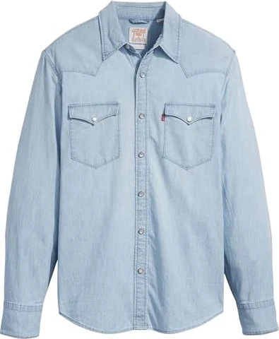 Levi's Barstow Standard Fit Western Hemd langarm burnett light/chambray (Herren)