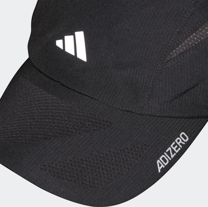 adidas Running x Adizero Heat.RDY Lightweight Kappe schwarz/weiß
