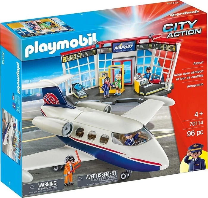 playmobil City Action Flughafen mit Flugzeug