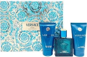 Versace Eros EdT 50ml + Duschgel 50ml + Aftershave 50ml Duftset