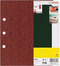 Bosch DIY Schleifblatt K180, 93x230mm, 25 Stück