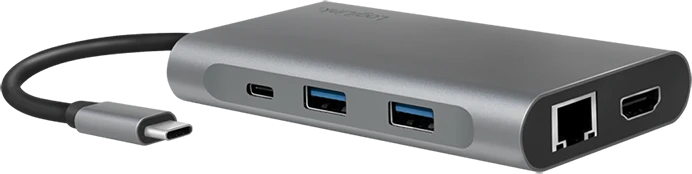 LogiLink USB 3.2 Gen 1 Dockingstation 8-Port, USB-C 3.0 [Stecker]