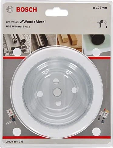 Bosch Professional BiM Progressor for Wood and Metal Lochsäge, 102mm, 1 Stück