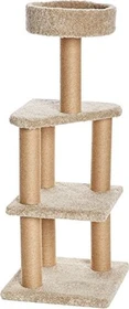 AmazonBasics Spielstation und Kratzbaum fuer Katzen Medium, beige