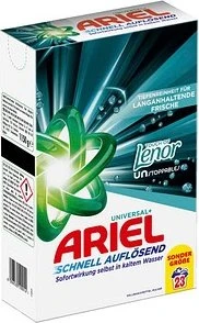 Ariel Universal+ Pulver Touch of Unstoppables Waschmittel