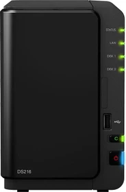 Synology DiskStation DS216, 512MB RAM, 1x RJ-45 1000Base-T, 2x USB-A 3.0