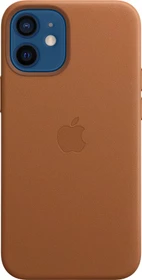 Apple Leder Case mit MagSafe für iPhone 12 Mini sattelbraun
