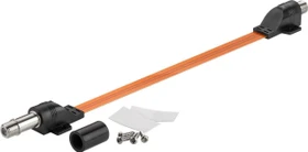 Wentronic Goobay wasserdichte SAT Fensterdurchführung extrem flach 0.3mm