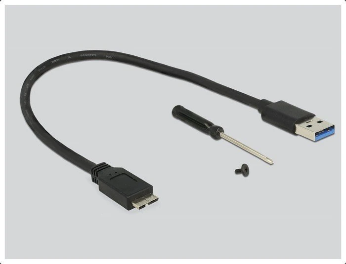 DeLOCK externes Gehäuse, USB 3.0 Micro-B