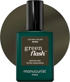 Manucurist Green Flash Gel Nagellack khaki, 15ml