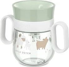Mepal Mio 360° Trinkbecher, 6+M, 200ml, little farm