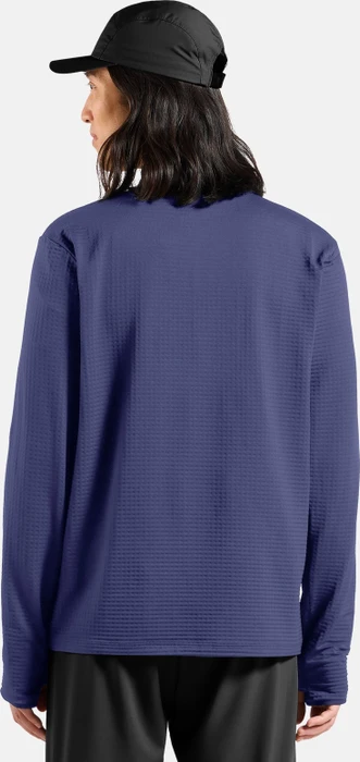 Odlo Essentials Thermal Half Zip Laufshirt langarm skipper blue (Herren)