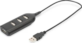 Digitus Assmann USB-Hub, 4x USB-A 2.0, USB-A 2.0 [Stecker] (AB-50001-1)