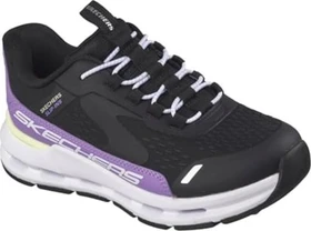 Skechers Slip-Ins Glide-Step Vista Lane black synthetic/purple trim (Junior)