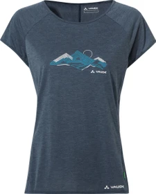 Vaude Tekoa II Funktionsshirt kurzarm dark sea/white (Damen)