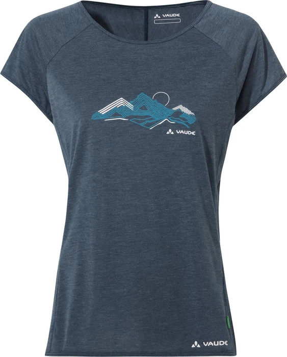 Vaude Tekoa II Funktionsshirt kurzarm dark sea/white (Damen)