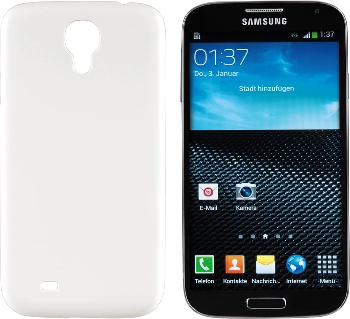 Hama Rubber für Samsung Galaxy S4 weiß