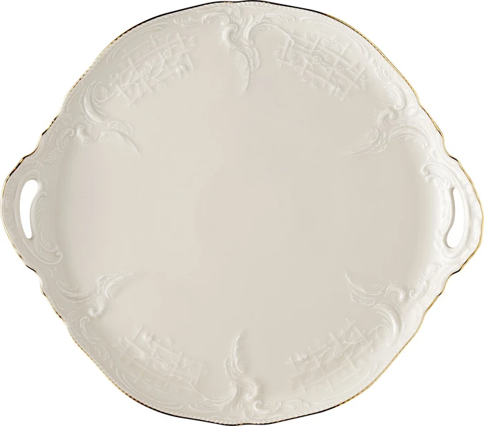 Rosenthal Sanssouci Elfenbein Gold Kuchen-/Tortenplatte 32cm