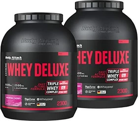 Body Attack Extreme Whey Deluxe Protein Amarenakirsche 4.6kg (2x 2.3kg)
