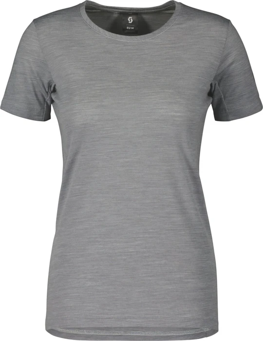 Scott Commuter Merino Trikot kurzarm grey melange (Damen)