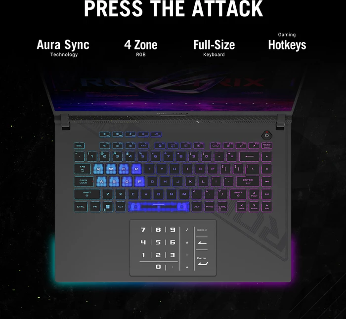 ASUS ROG Strix G18 (2023) G814JV-N6062W, Eclipse Gray, Core i7-13650HX, 16GB RAM, 1TB SSD, GeForce RTX 4060, DE