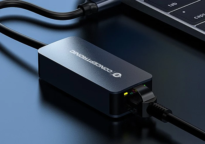 Conceptronic 2.5G-Ethernet-Adapter, USB-C 3.0 [Stecker]