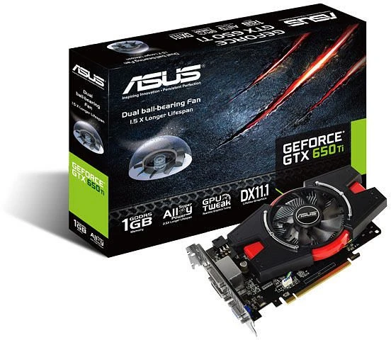 ASUS GeForce GTX 650 Ti, GTX650TI-PH-1GD5, 1GB GDDR5, VGA, 2x DVI, HDMI