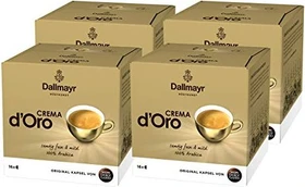 Nestlé Nescafe Dolce Gusto Dallmayr Crema D'Oro Kaffeekapseln, 64 Stück (4x 16 Stück)