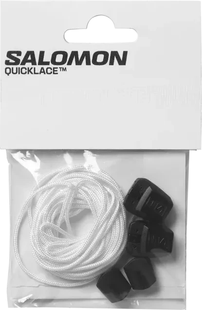 Salomon Quicklace Kit Schnürsenkel-Set natural/black