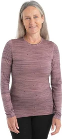 Icebreaker Merino 200 Oasis Ski Tracks Funktionsshirt langarm crystal/midnight navy (Damen)