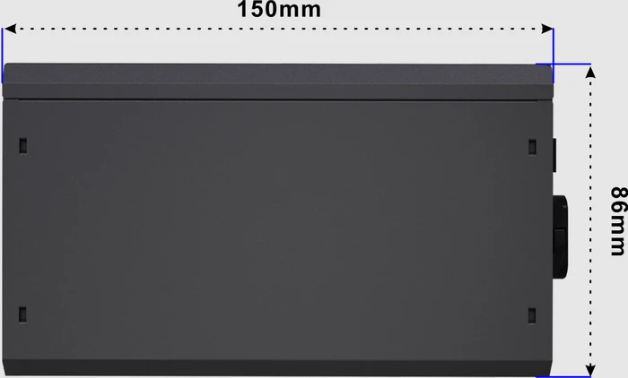 Gembird Fornax Power Bronze schwarz 850W, ATX 2.4