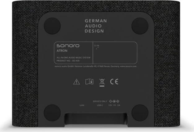 Sonoro Atron anthrazit/schwarz