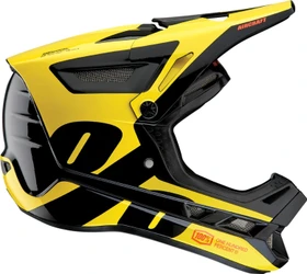 100% Aircraft Fullface-Helm ltd neon yellow
