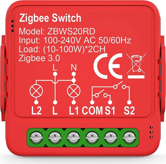 Nedis SmartLife Power Switch, 2x 100W, Schaltaktor