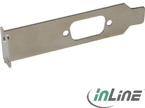 InLine Slotblende mit 9-pol Sub D Aussparung, low profile