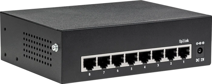 Intellinet Desktop Gigabit Switch, 8x RJ-45, 60W PoE+
