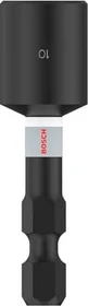 Bosch Professional PRO Nutsetter Impact Außensechskant Steckschlüssel 1/4", 10x50mm, 1 Stück