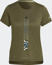 adidas Agravic Funktionsshirt kurzarm focus olive (Damen)