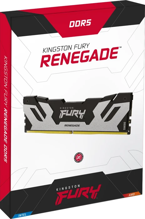 Kingston FURY Renegade schwarz/silber UDIMM 32GB Kit, DDR5-6000, CL32-38-38, 1RX8