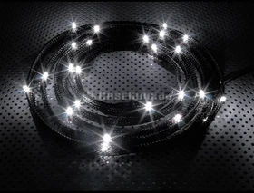 NZXT Sleeved LED Kit weiß, weiß beleuchtet