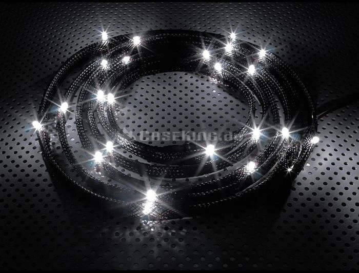NZXT Sleeved LED Kit weiß, weiß beleuchtet