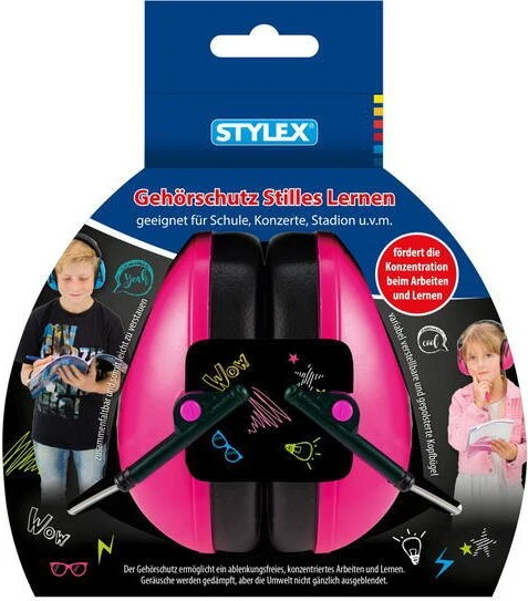 Stylex SX-4230 Kinder-Gehörschutz rosa