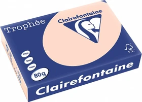 Clairefontaine Trophée Universalpapier matt lachs, A4, 80g/m², 500 Blatt
